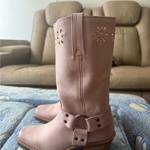 Frye Pink Boots